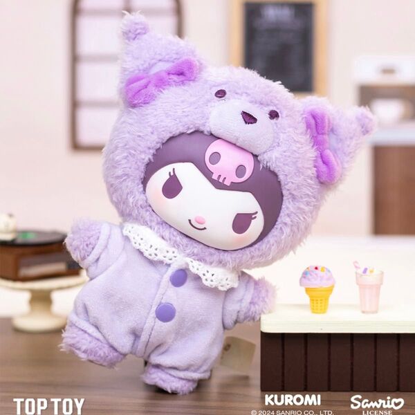海外 TOPTOY × サンリオ ラテベビー クロミ キーホルダー 日本未発売