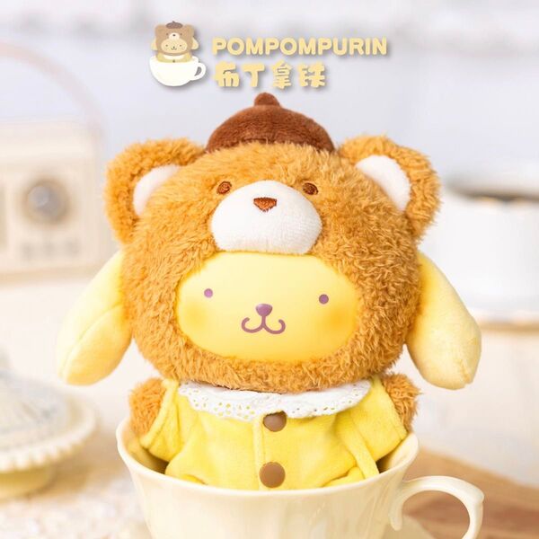 海外 TOPTOY × サンリオ ラテベビー ポムポムプリン キーホルダー 日本未発売