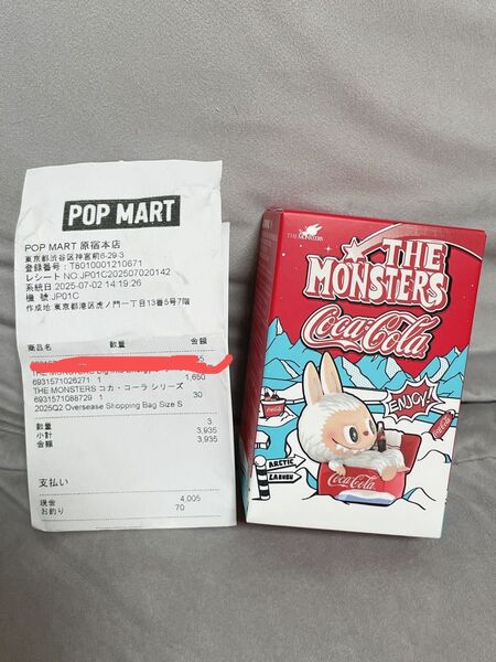 POP MART THE MONSTERS コカ・コーラ ラブブ ポップマート 未開封品