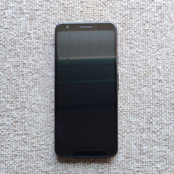 スマートフォン GOOGLE pixel 3a ブラック 中古品