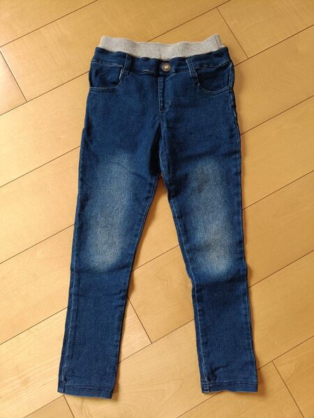 デニムパンツ ジーンズ ジーパン デニム キッズ ガール 子供服 140サイズ