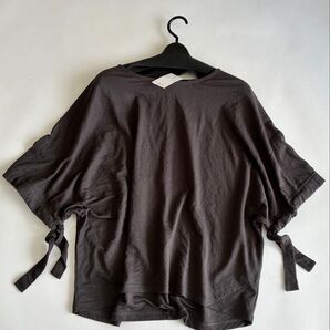 新品♪ サマンサモスモスブルー ドルマンスリーブプルオーバー チャコール