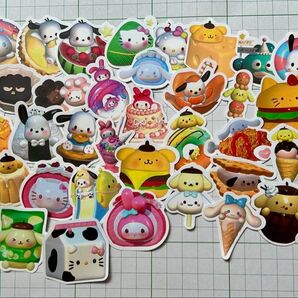 【即購入、同封OK】サンリオ Sanrio ステッカー シール ⑤ 48枚 新品未使用