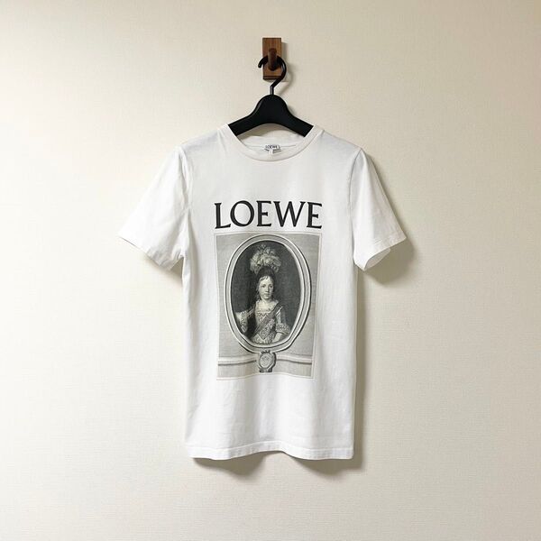 国内正規品 LOEWE Tシャツ アナグラム プリント ホワイト 白 レディース