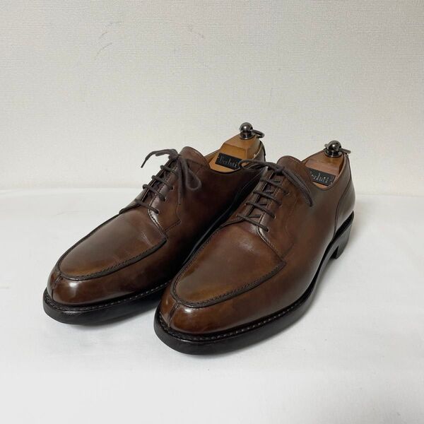 CROCKETT&JONES MORETON J9262 292 モールトン クロケ レザーシューズ Uチップ ブラウン
