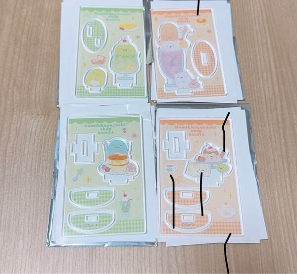 すみっコぐらし 名古屋 限定 アクリルスタンド とかげ しろくま とんかつ べんぎん? ねこ