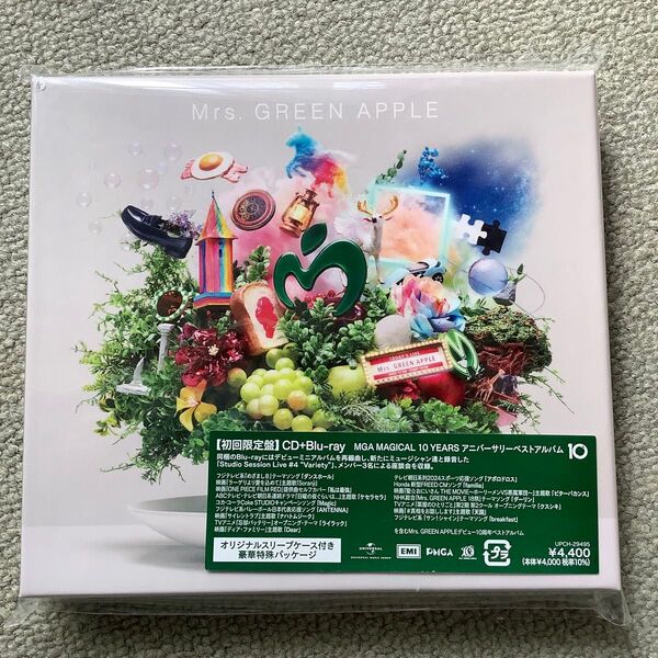 (外付) 初回限定盤 Blu-ray付 Mrs. GREEN APPLE CD+Blu-ray/10 25/7/8発売