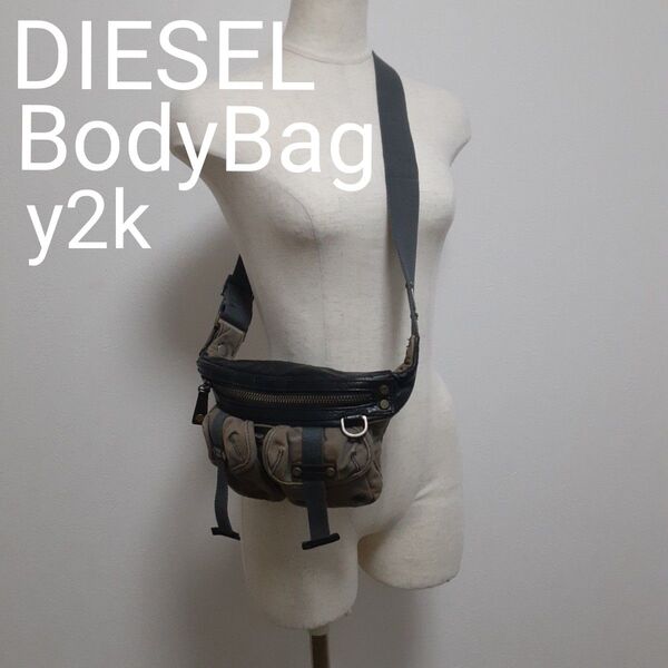00's archive DIESEL BodyBag y2k ディーゼル ボディバッグ メンズ レディース