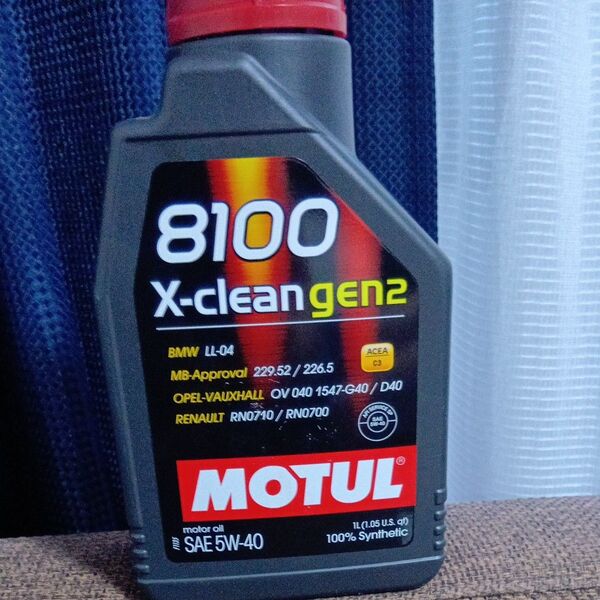 MOTUL 8100 X-clean gen2 5W-40 1L エンジンオイル