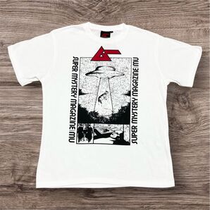 月刊ムー Tシャツ オカルト メンズ M 宇宙人 都市伝説 サブカル UFO 夏物