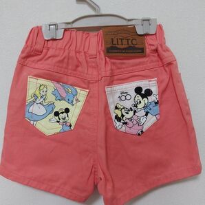 リトシー ディズニーコラボ ハーフパンツ 90 オレンジ