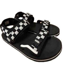 VANS スポーツサンダル ブラック×ホワイト 23cm ブラック サンダル スポーツサンダル 黒