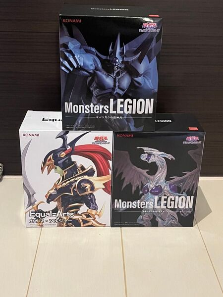 遊戯王 デュエルモンスターズEqual=Arts カオス・ソルジャー 3枚セット オベリスクの巨神兵 ラーの翼神竜