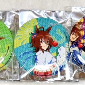 ウマ娘 新時代の扉 ジャングルポケット アグネスタキオン 缶バッジ ゆかたまつり