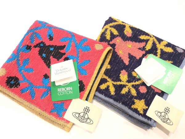 Vivienne Westwood 新品 ヴィヴィアンウエストウッド タオルハンカチ 2p set