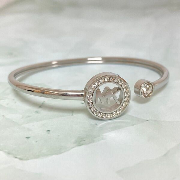 MICHEAL KORS ブレスレット バングル シルバー