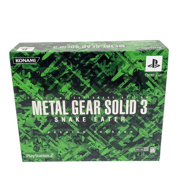 未使用品 METAL GEAR SOLID 3 SNAKE EATER メタルギアソリッド3 スネークイーター