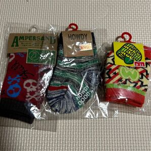 ベビーソックス3点セット AMPERSAND 、HOWDY 他