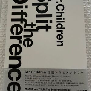 Mr.Children 音楽ドキュメンタリーDVD&CD Split The Difference【完全版】