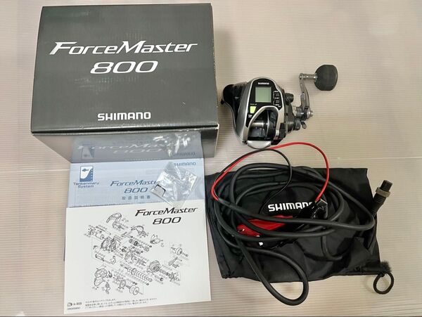 美品 シマノ フォースマスター 800 巻上距離 6.5km 使用時間 86.5時間 SHIMANO Force Master