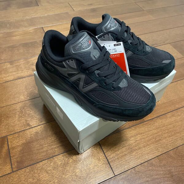 ニューバランスU990BB6 トリプルブラック Made in USA 26.5cm ニューバランス BLACK 990v6