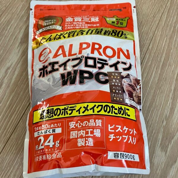 ホエイプロテイン ALPRON アルプロン チョコチップミルクココア風味 900g WPC