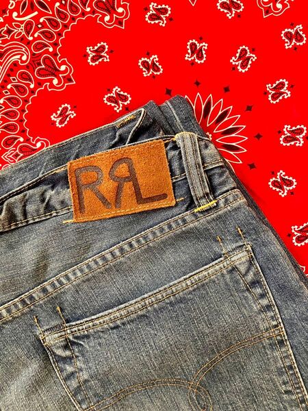RRL ダブルアールエル made in USA ストレートデニム 33×32