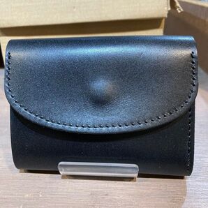 栃木レザー『新品未使用』【牛革】(本革)三つ折り財布