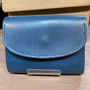 栃木レザー『新品未使用』【牛革】(本革)三つ折り財布