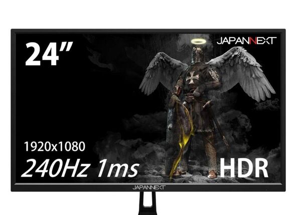 240Hz 1ms 24型 ゲーミングモニター JN-24GTM240FHDR