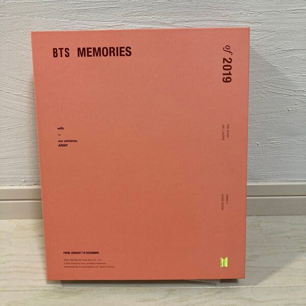 最終値下!BTS Memories of 2019 DVD 日本語字幕入り ランダムトレカ無し