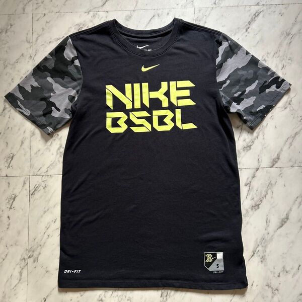 NIKE (野球)Tシャツ 黒 (メンズSサイズ)