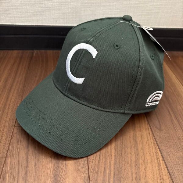 Corem ロゴ入りキャップ グリーン フリーサイズ 未使用
