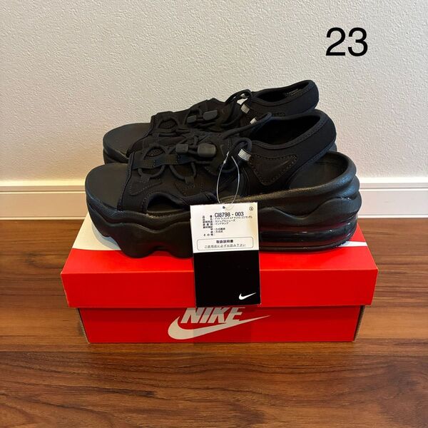 【23】NIKE ナイキ AIR MAX KOKO エアマックス ココ SANDALサンダル BLACK 黒 CI8798-003