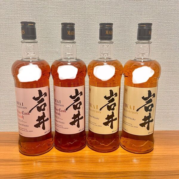 マルスウイスキー 岩井トラディション 750ml 40% ワインカスクフィニッシュ 750ml 40% 4本セット