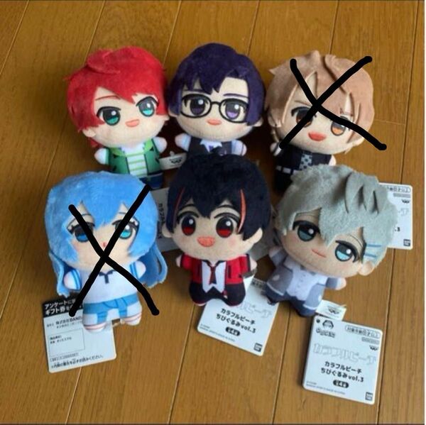 カラフルピーチ ちびぐるみ 4個セット