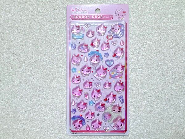 【しずくちゃん ボンボンドロップシール】 うるおいちゃん 平成レトロキャラクター