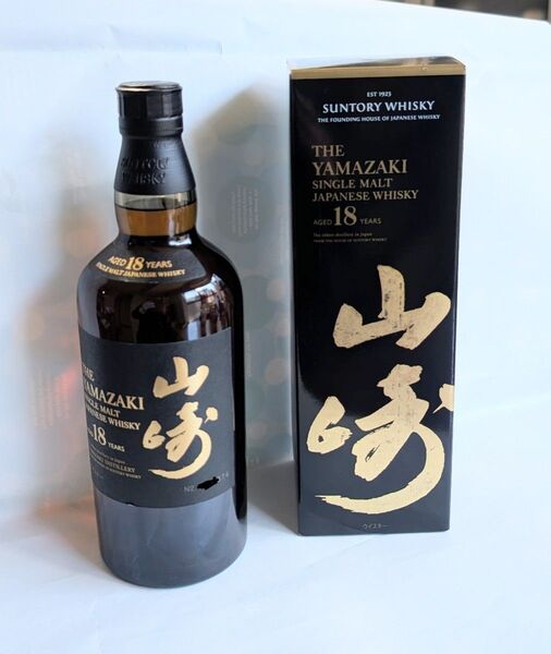 (30)SUNTORY山崎18年シン グルモルトウイスキー 700ml 43% 1本