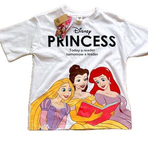 【 新品 】Littc(リトシー)×プリンセス Tシャツ 110cm Tシャツ タグ付 半袖 ホワイト 半袖Tシャツ