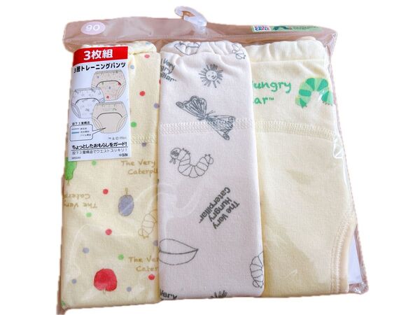 新品 はらぺこあおむし エリックカール トレーニングパンツ 90サイズ 3枚組 トレーニングパンツ 女の子 かわいい 男の子