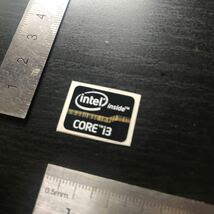 intel inside CORE i3黒パソコンエンブレムシール@1824_画像1