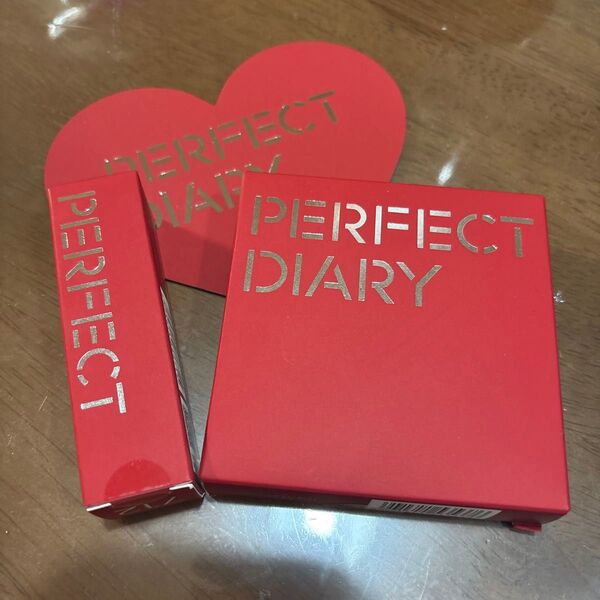 PERFECT DIARY リップ&アイシャドウパレット 2個セット