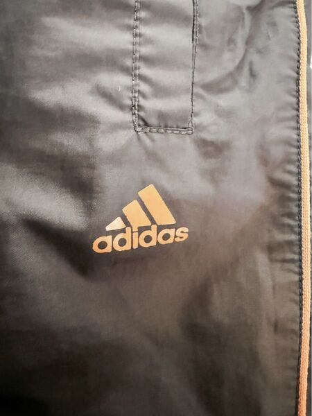 adidas ジャージ ナイロンパンツ Lブラウン