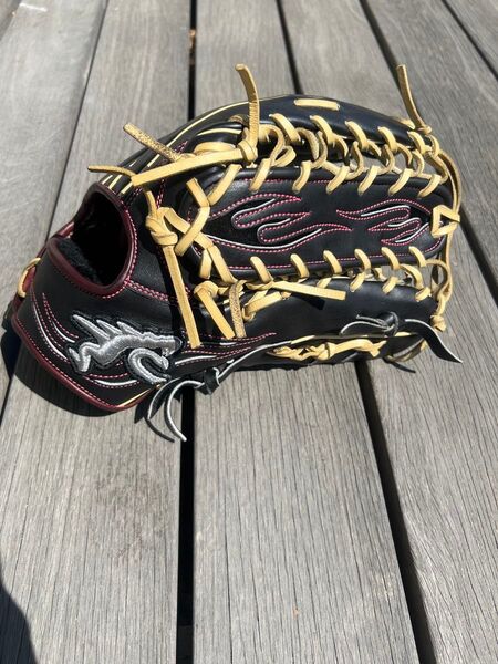RYU 硬式用グローブ 外野用 オーダー 刺繍なし 銀ラベル
