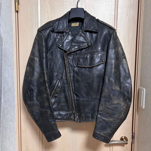 BUCO 40s〜50s レザー ダブル ライダース ジャケット ブコ ヴィンテージ vintage 古着
