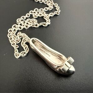 フェラガモ ネックレス SV925 パンプスモチーフ 箱付き シルバーアクセ 靴 Salvatore 1697 AR
