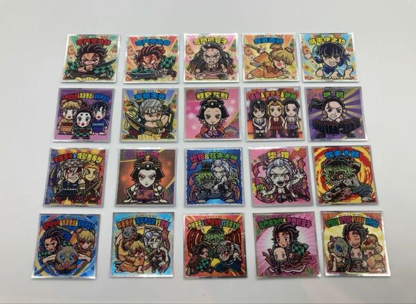 鬼滅の刃マンシール 遊郭編 第3弾 ノーマルコンプリート 20枚セット