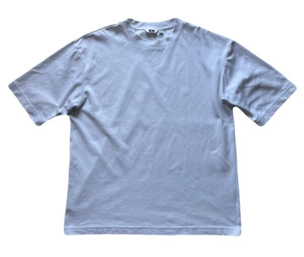 ユニクロ エアリズム コットン オーバーサイズ Tシャツ M ホワイト 半袖