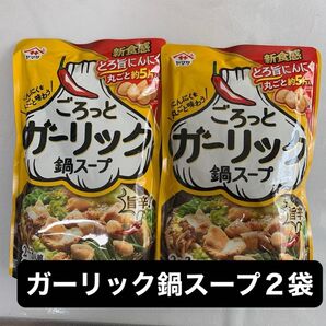 ヤマサ ごろっとガーリック鍋スープ 旨辛 2袋!