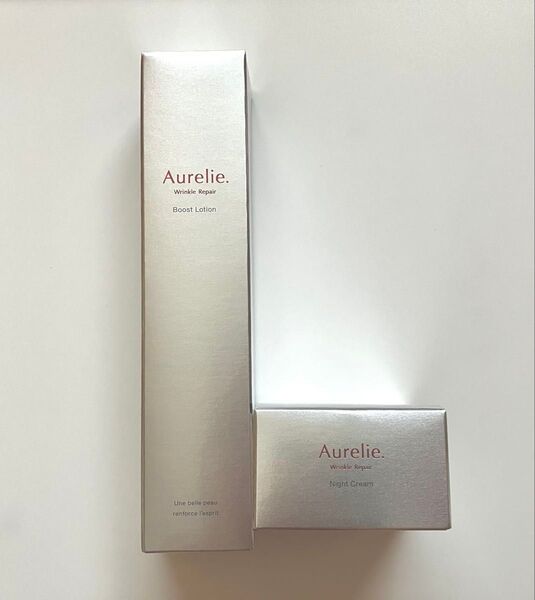 Aurelie. オレリー 薬用 リンクルリペアブーストローション・リンクルペアナイトクリーム 2点セット 集中エイジングケア
